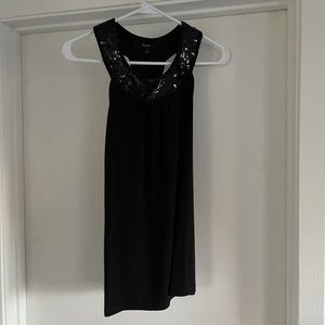 Express sequin tank top